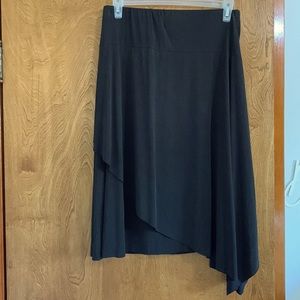 Chalet skirt,XL layered,Black,27 waist to bottom hem,elastic waist starts at 16,